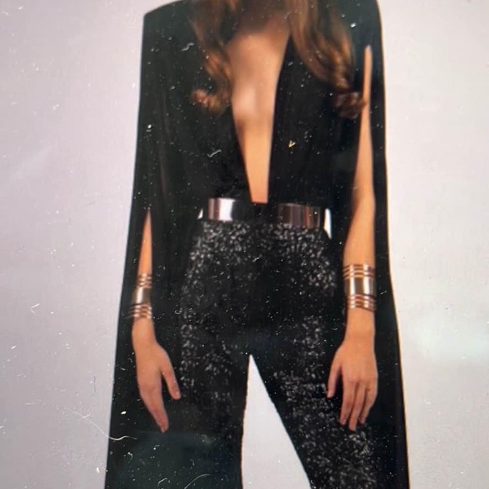 Michael Costello “Brock” white jumpsuit size 4
